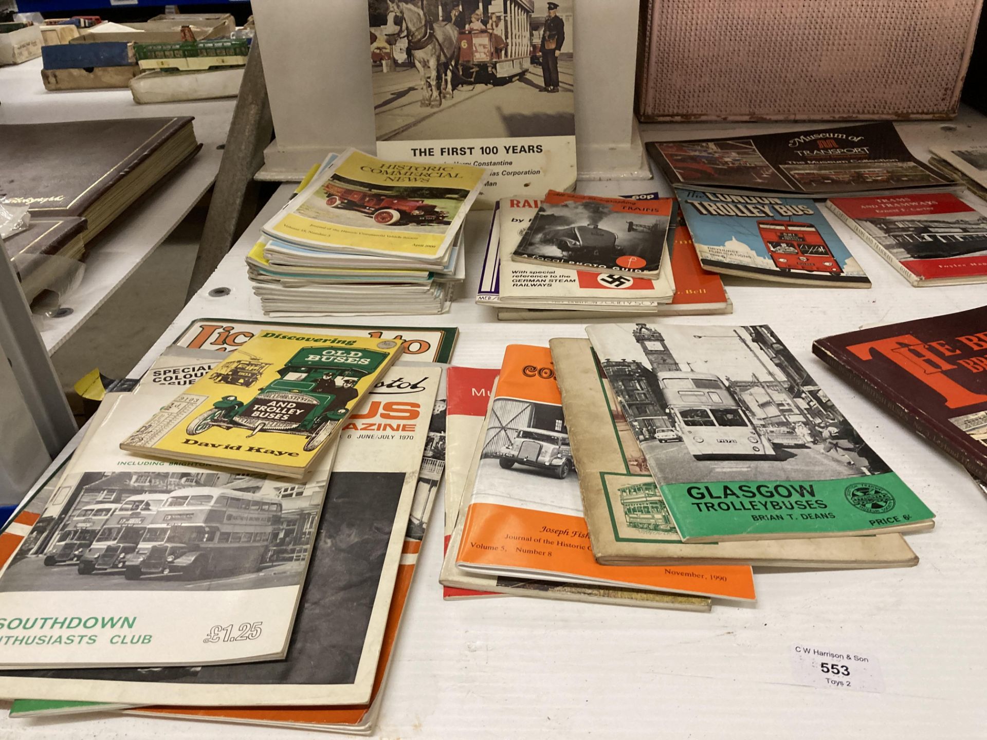 Contents to majority of rack - a large quantity of booklets on trams, trolley buses, railways, - Image 5 of 5