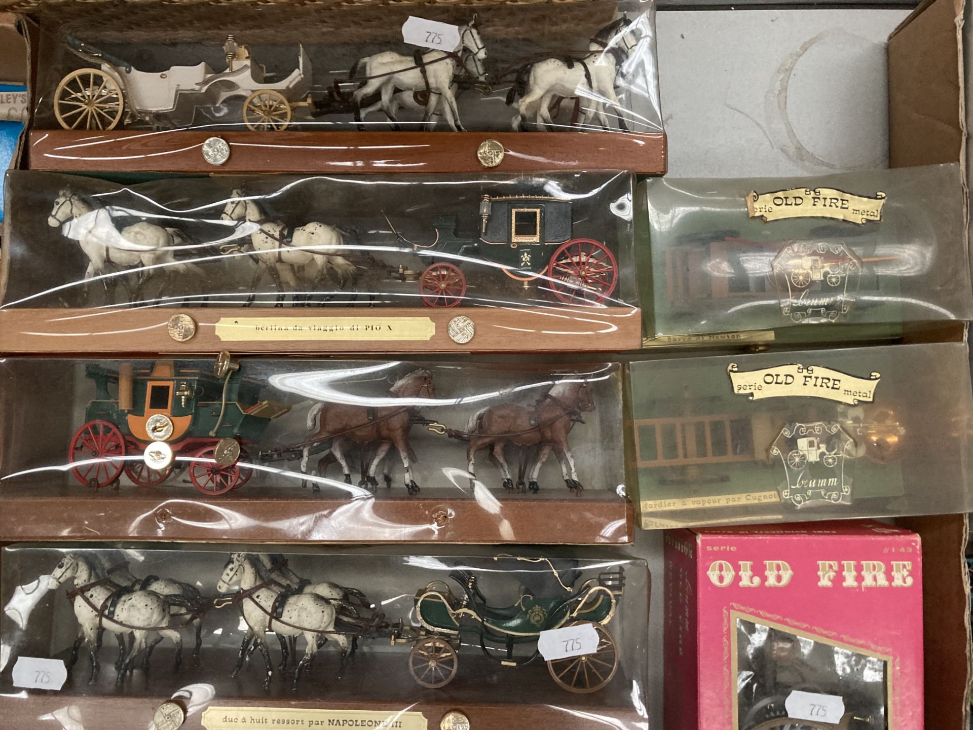 A collection of eighteen - mainly boxed model horse drawn carriages, - Image 2 of 4