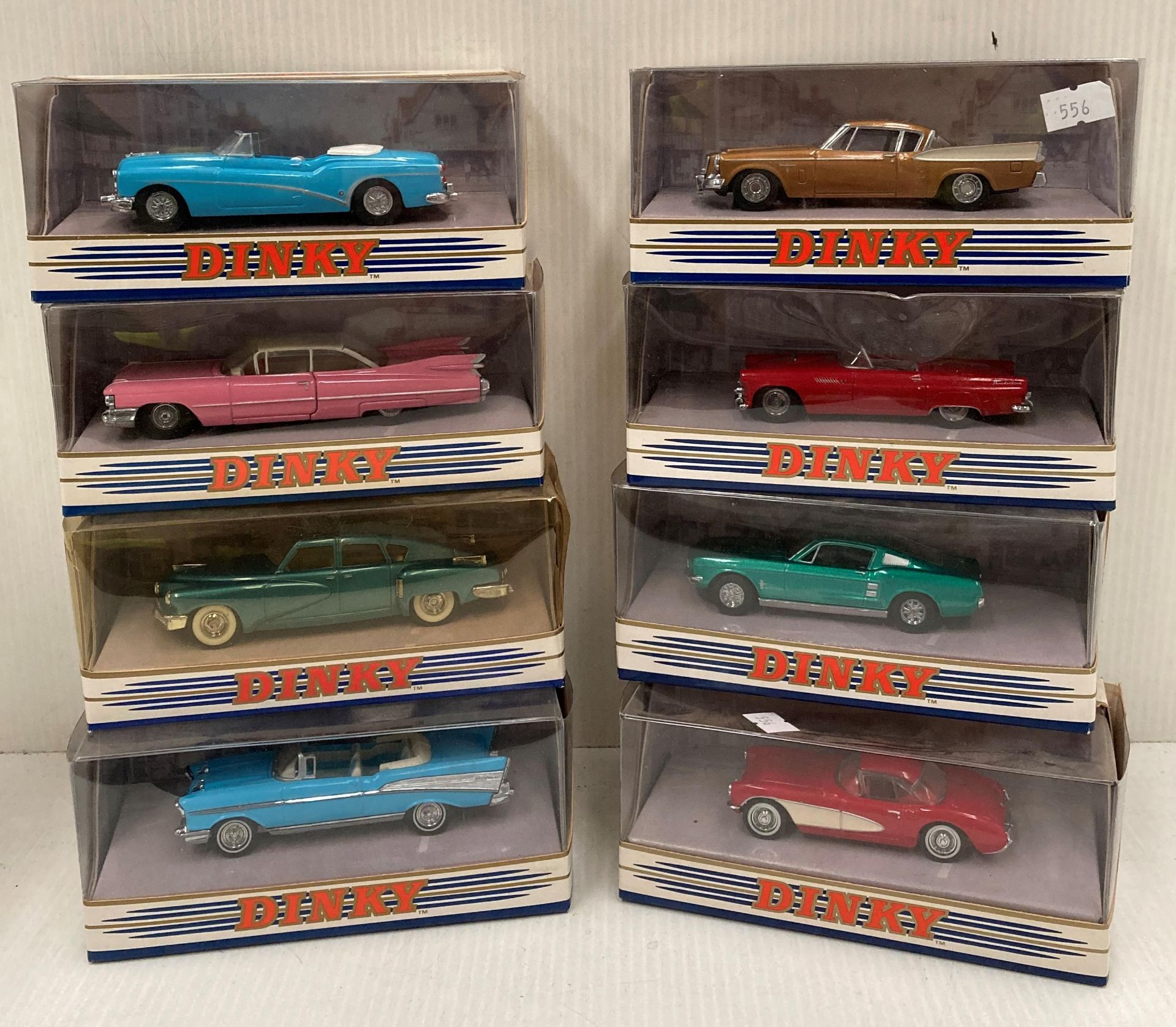 Eight The Dinky Collection by Dinky Matchbox including 1953 Buick Skylark,