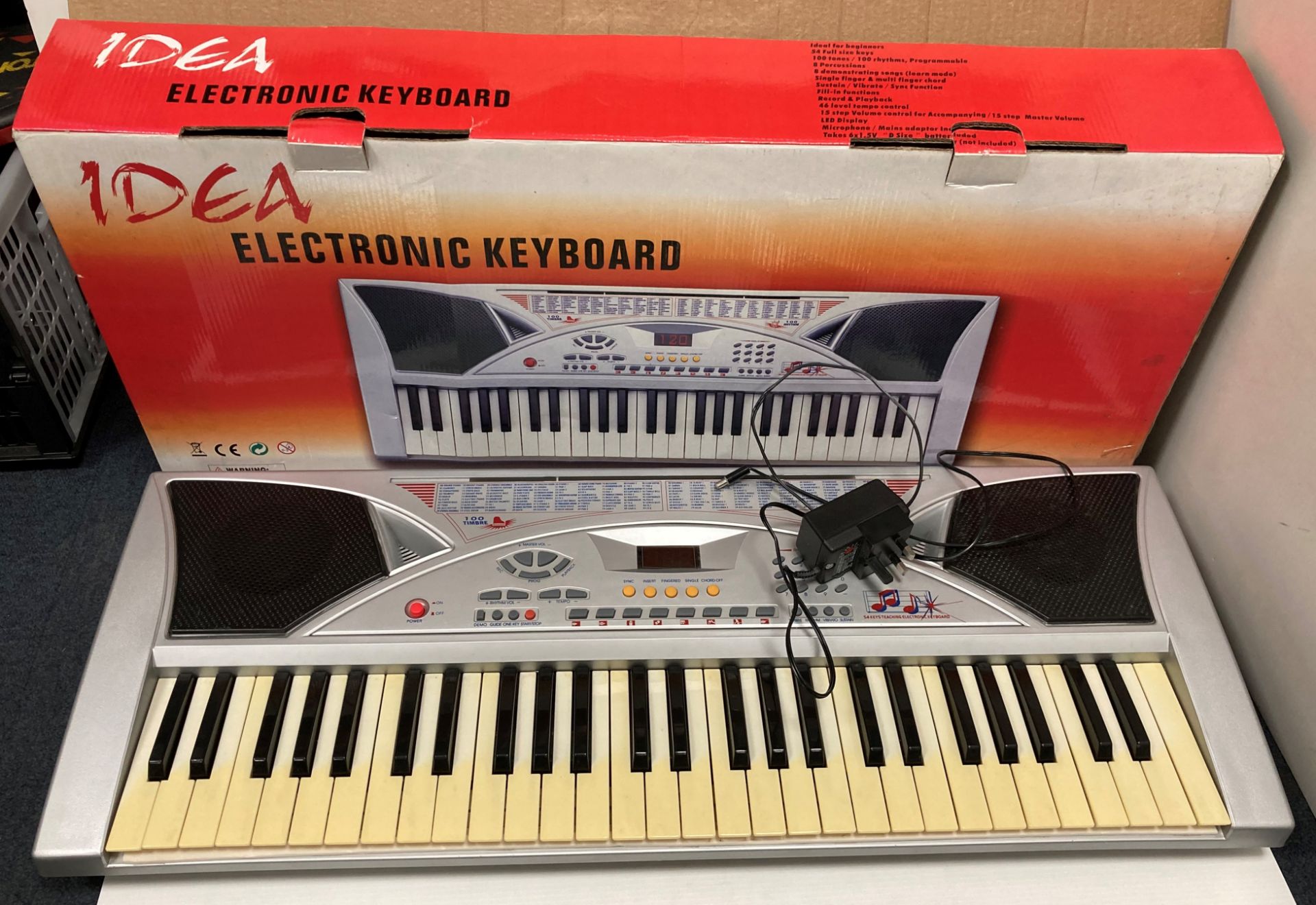 Idea Electronic keyboard - boxed complete with power lead (Office)