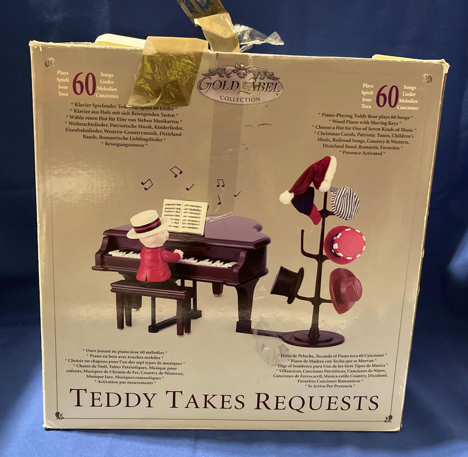 "Teddy Takes Quest" with baby grand piano by Gold Label Collection a Musical and Action with seven - Image 2 of 2