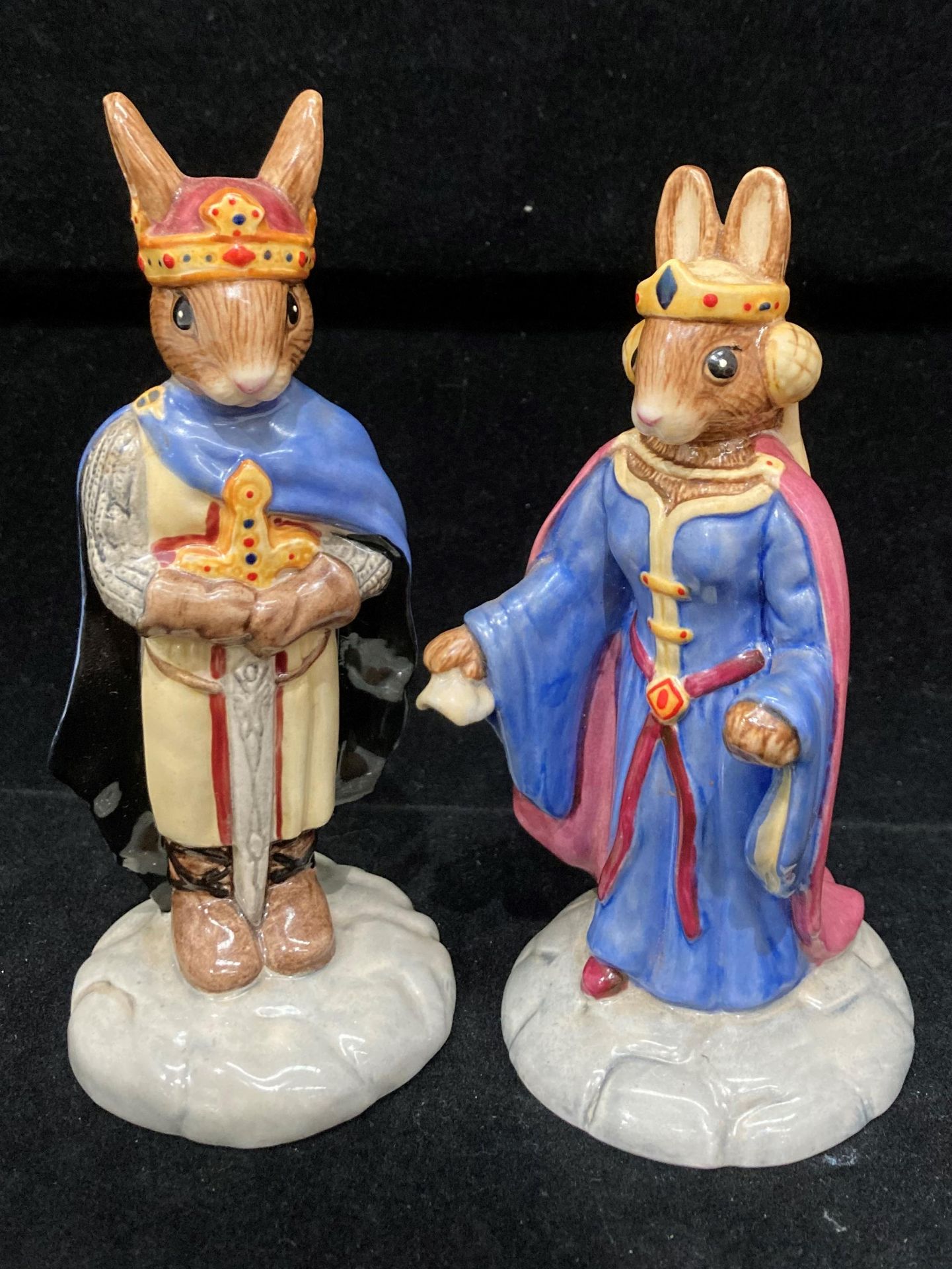 Four Royal Doulton Bunnykins figures 'The Emperor Bunnykins No: DB312' 11cm high complete with box, - Image 3 of 6