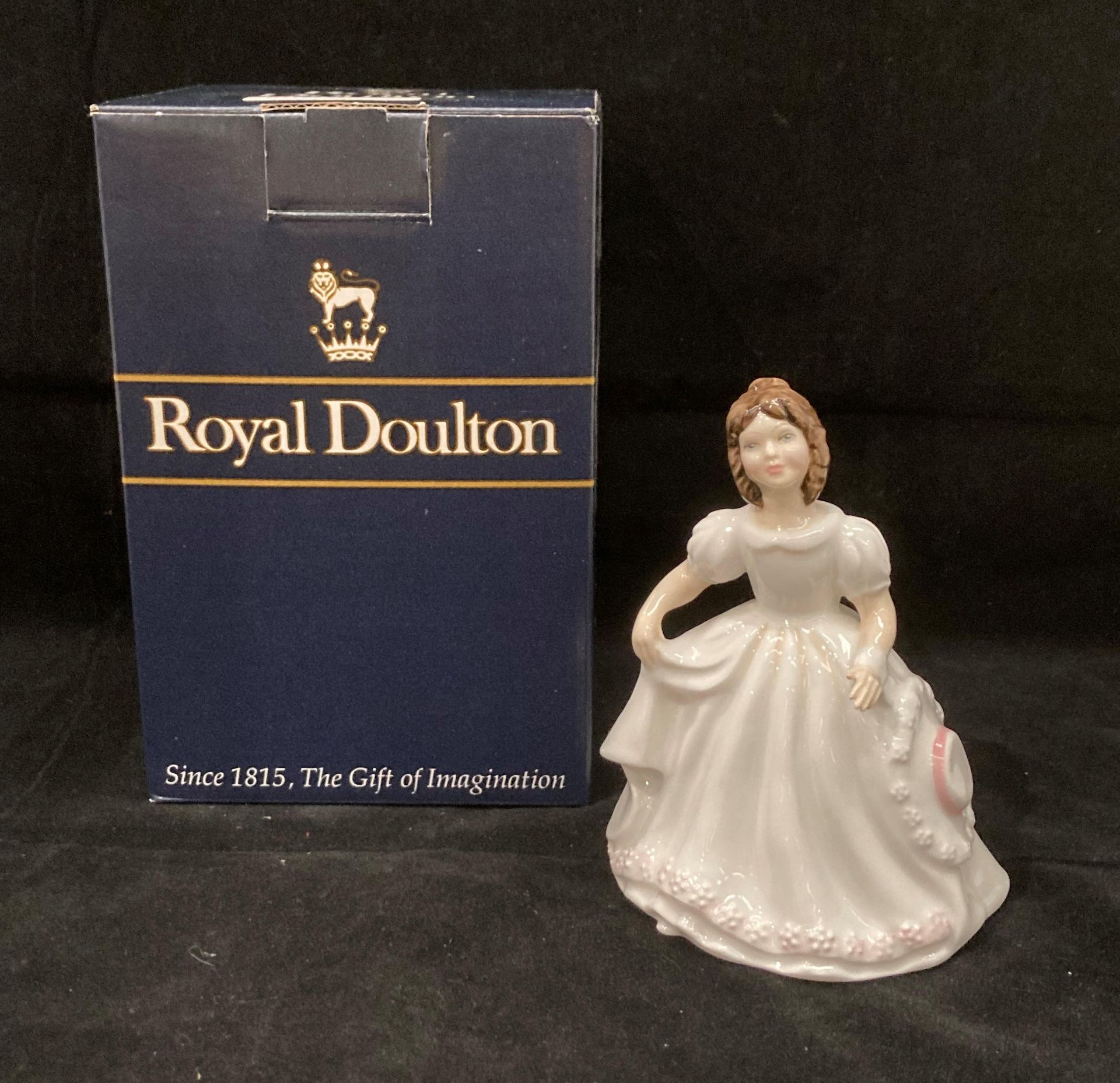 A Royal Doulton International Collectors Club bone China figurine 'Amanda' HN3635 14cm high - Image 3 of 3