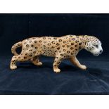 A Beswick leopard no 78? 30cm long