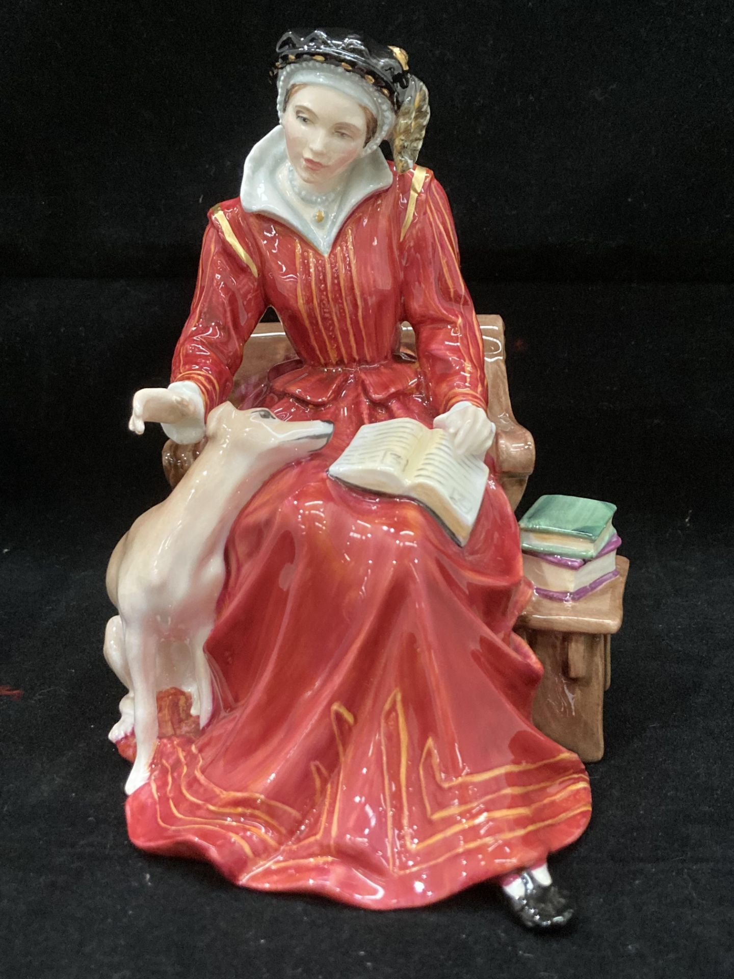 A Royal Doulton Limited Edition figurine of 'Catherine Parr' HN3450 No 819/9500 16cm high complete