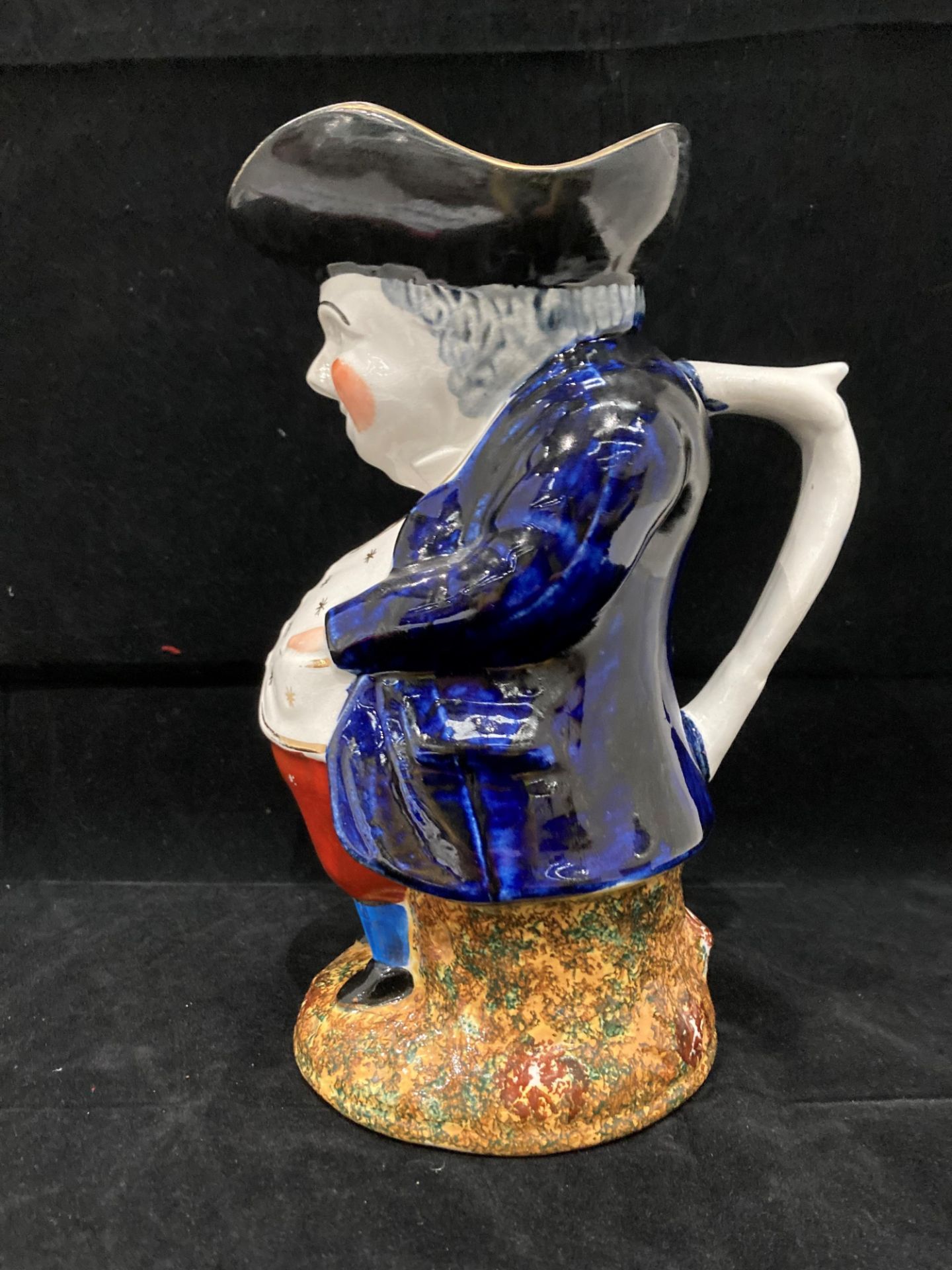 A Staffordshire style pottery Toby jug 5. - Image 2 of 3