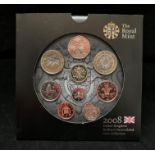 The Royal Mint United Kingdom proof coin collection 2008 in presentation pack.