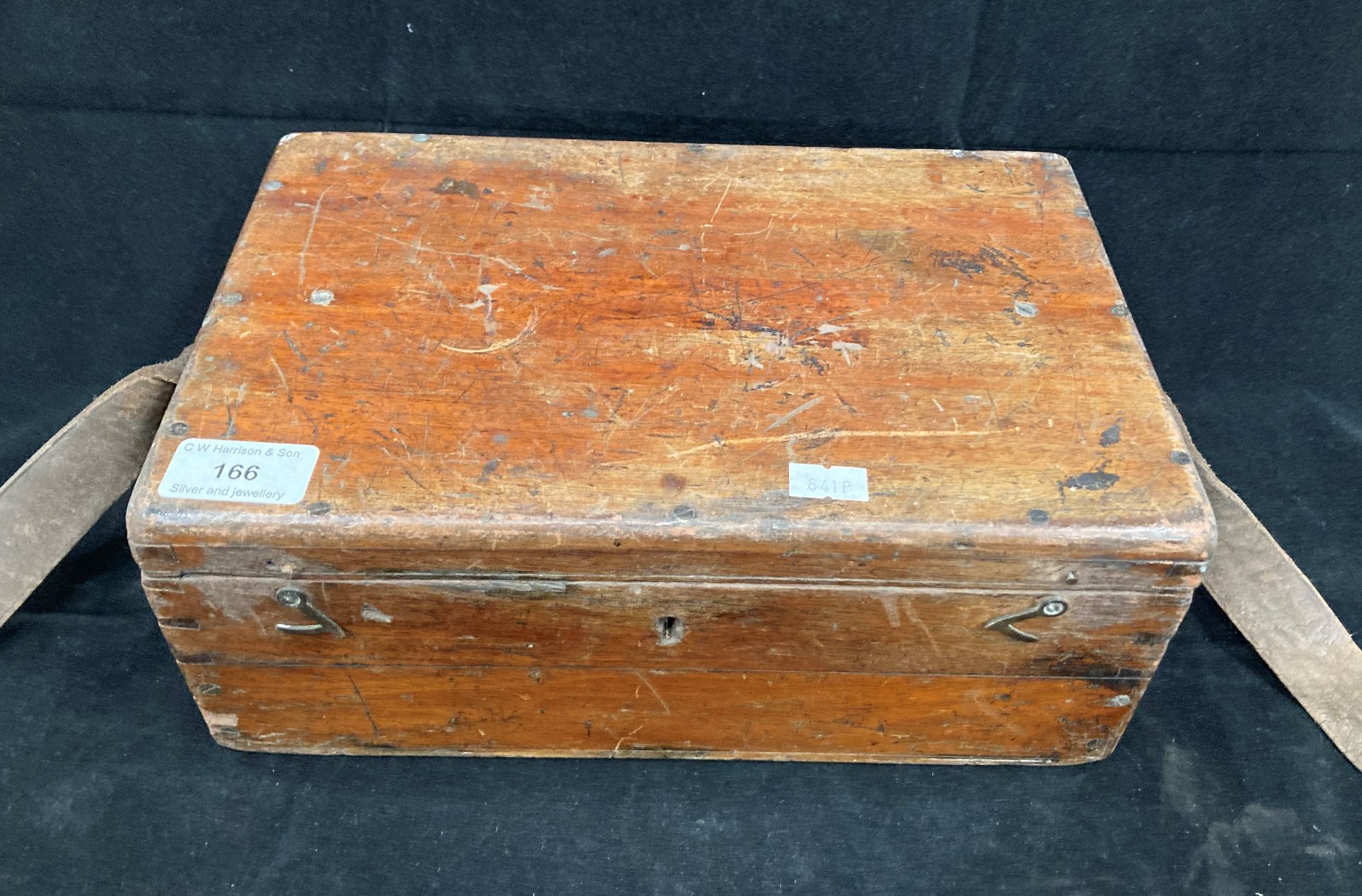 John Davis and Son (Derby) Ltd a wood cased brass miners surveying instrument, - Image 4 of 17