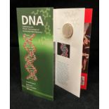 DNA celebrating the fiftieth anniversary of the Double Helix discovery £2 coin in presentation pack