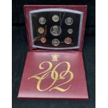 A Royal Mint United Kingdom boxed proof set 2002