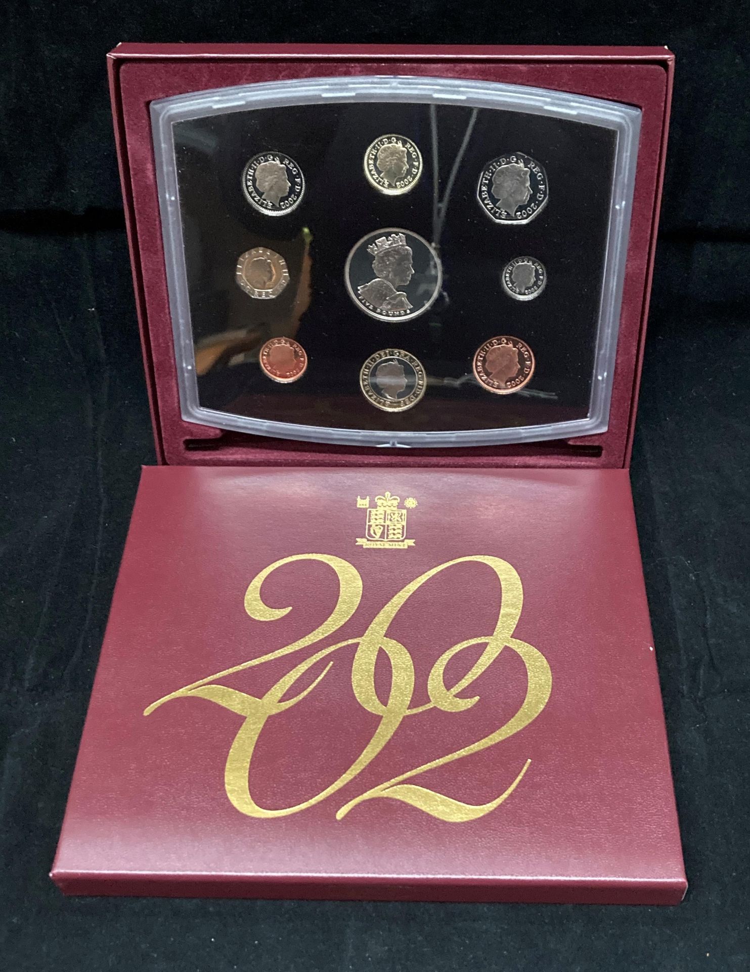 A Royal Mint United Kingdom boxed proof set 2002