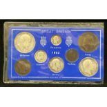 A Great Britain 1903 packaged Edward VII eight piece coin set