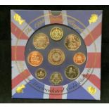 The Royal Mint United Kingdom brilliant uncirculated coin collection 1998 in presentation pack