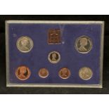 The Royal Mint 1982 seven coin collection in perspex box