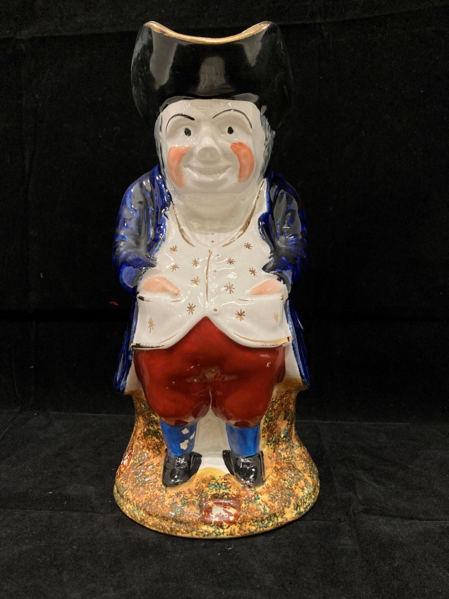 A Staffordshire style pottery Toby jug 5.