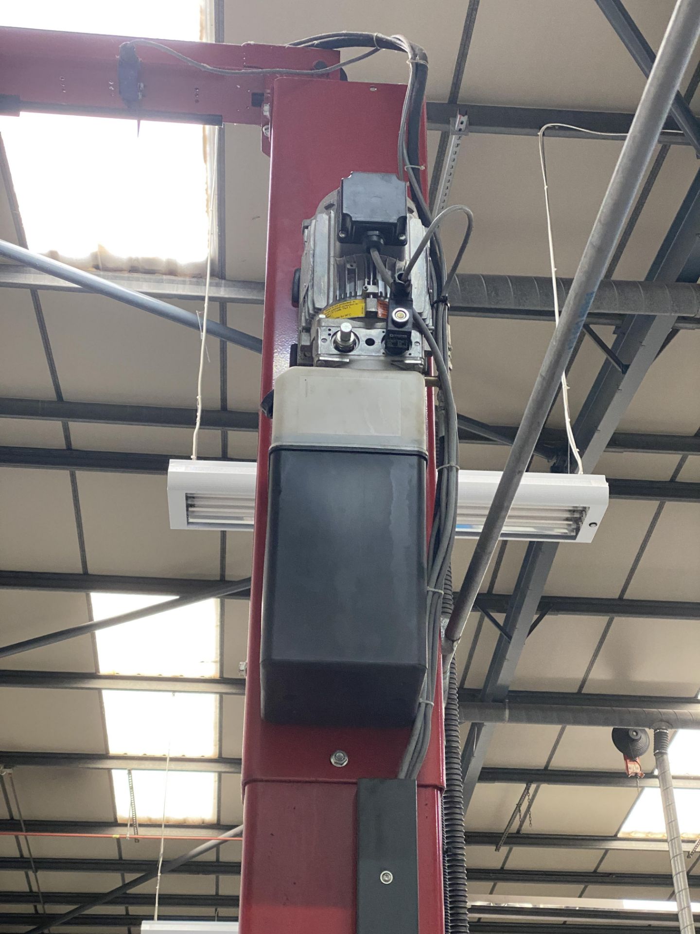 A Rotary Lift SPOA3TS-5 3500kg Capacity Red 2 Post Lift, - Image 5 of 10