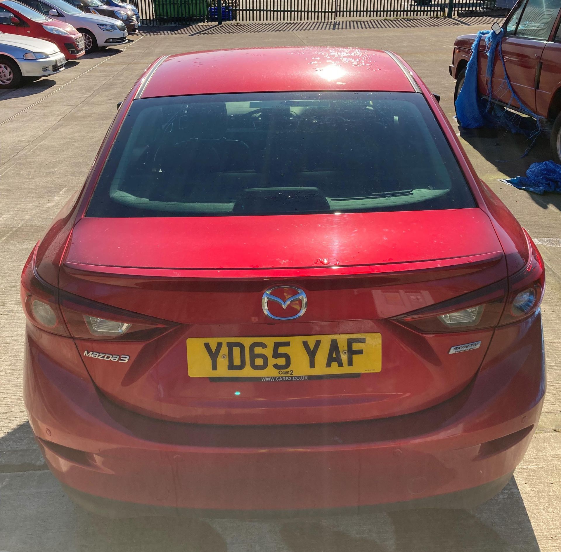 MAZDA 3 SPORT NAV 2.0 four door saloon - petrol - red with black leather interior. - Image 23 of 27