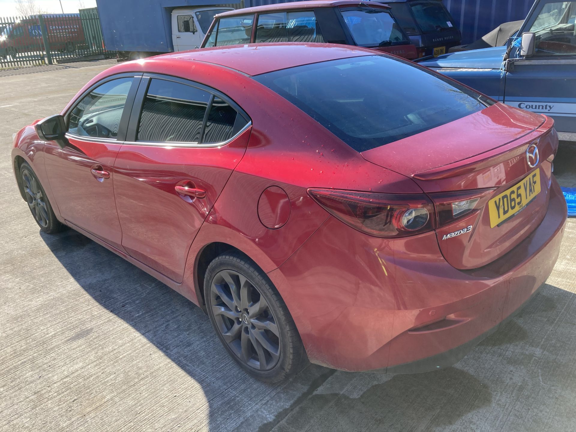 MAZDA 3 SPORT NAV 2.0 four door saloon - petrol - red with black leather interior. - Image 25 of 27