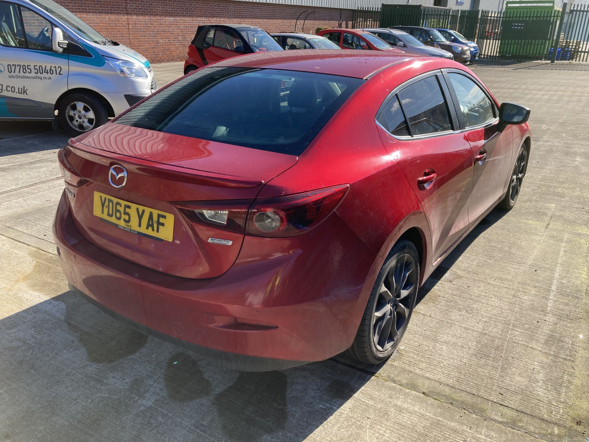 MAZDA 3 SPORT NAV 2.0 four door saloon - petrol - red with black leather interior. - Image 22 of 27