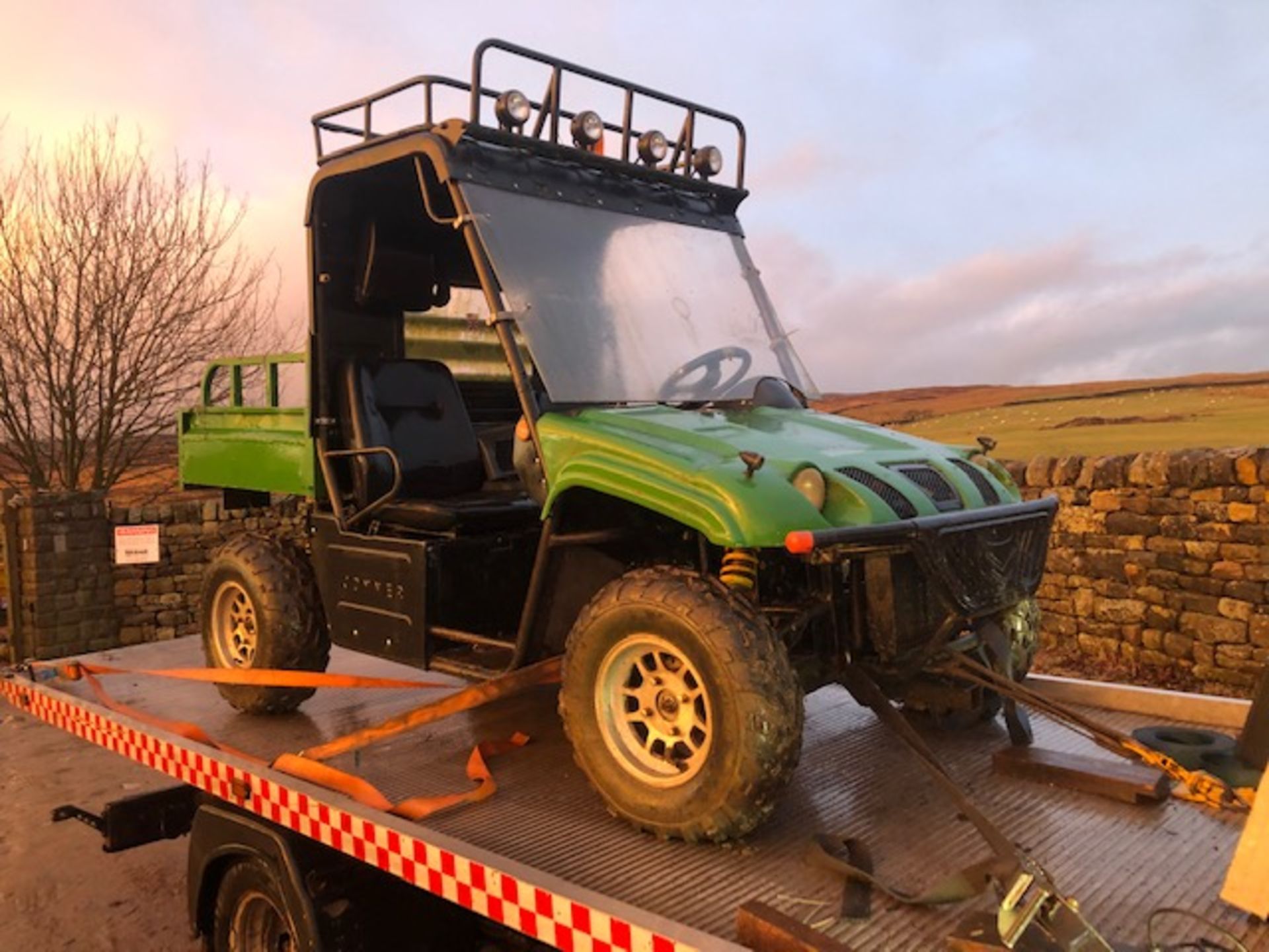 JOYNER JNSZ65OUV 4WD off road vehicle - petrol - green - manual tipper body - complete with manual.