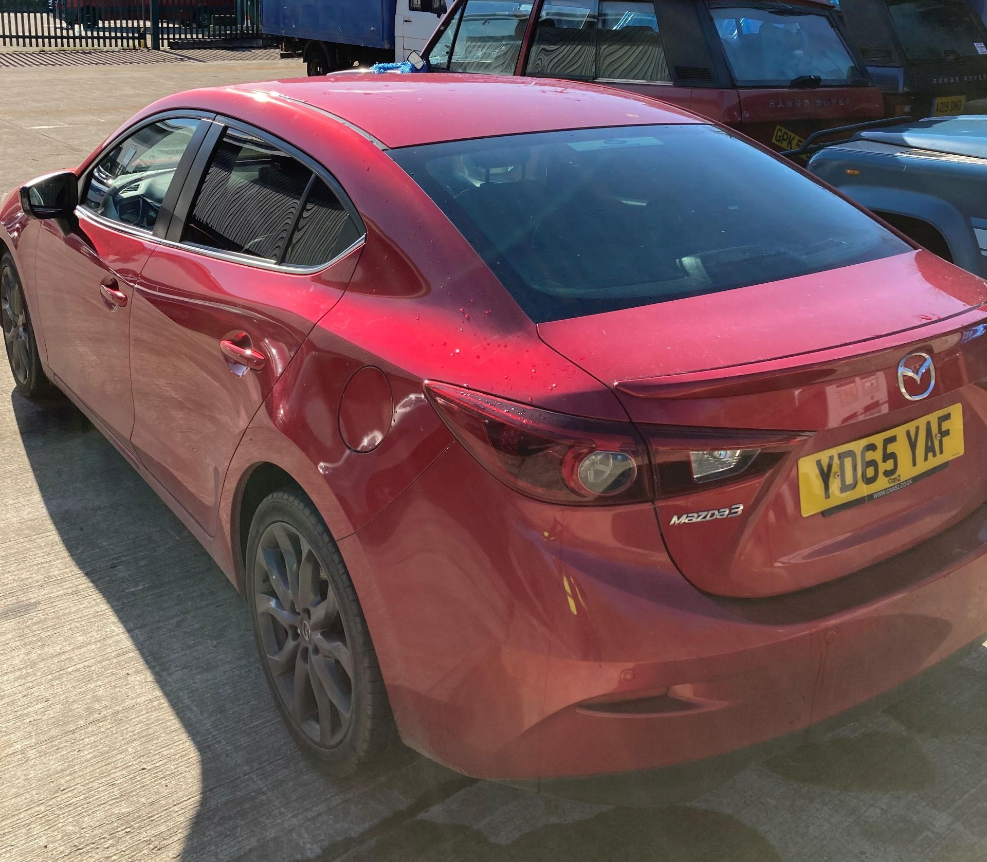 MAZDA 3 SPORT NAV 2.0 four door saloon - petrol - red with black leather interior. - Image 24 of 27