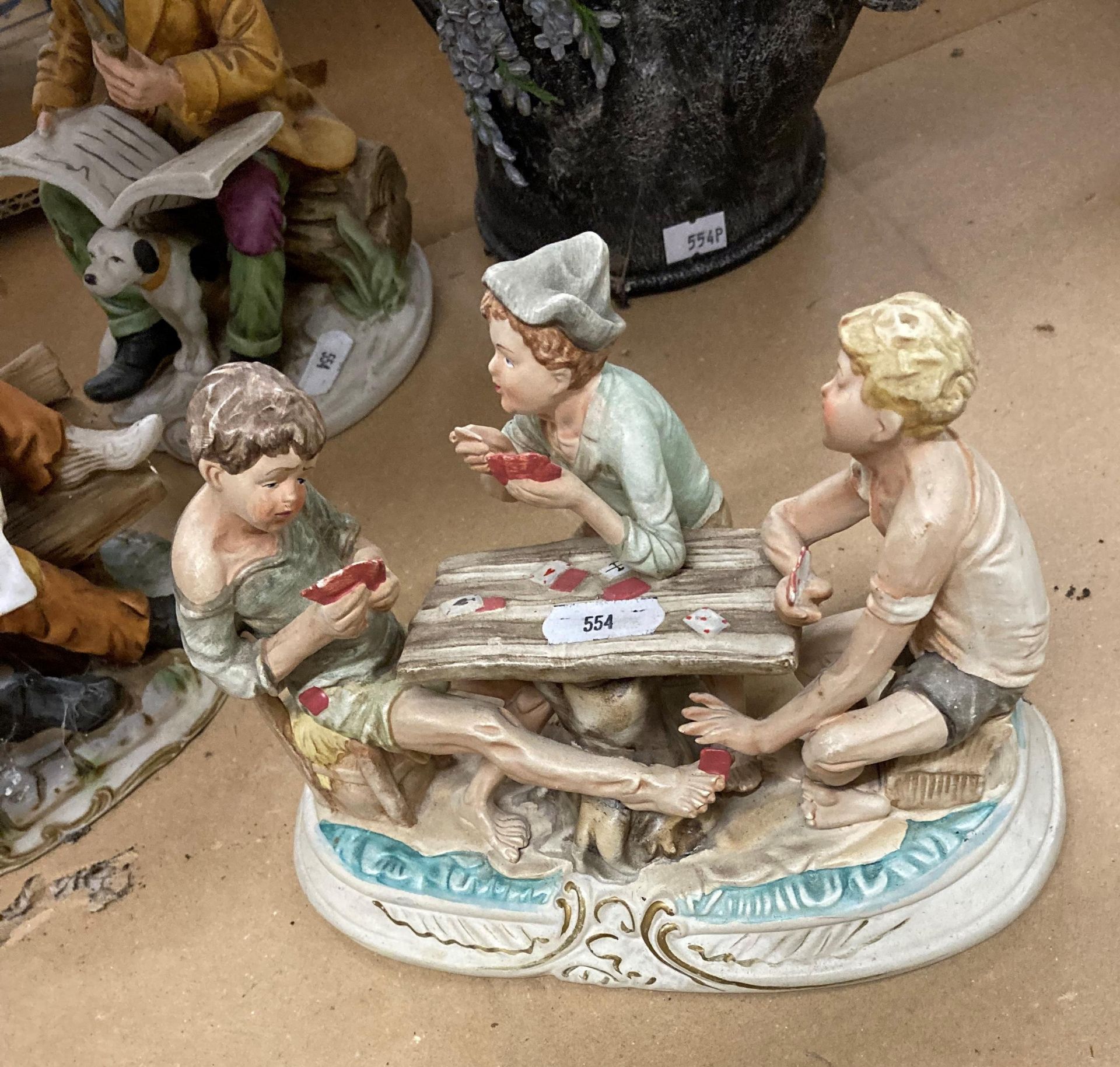 Twelve porcelain and composite figurines including Royal Doulton The Seafarer 23cm high, - Image 13 of 21