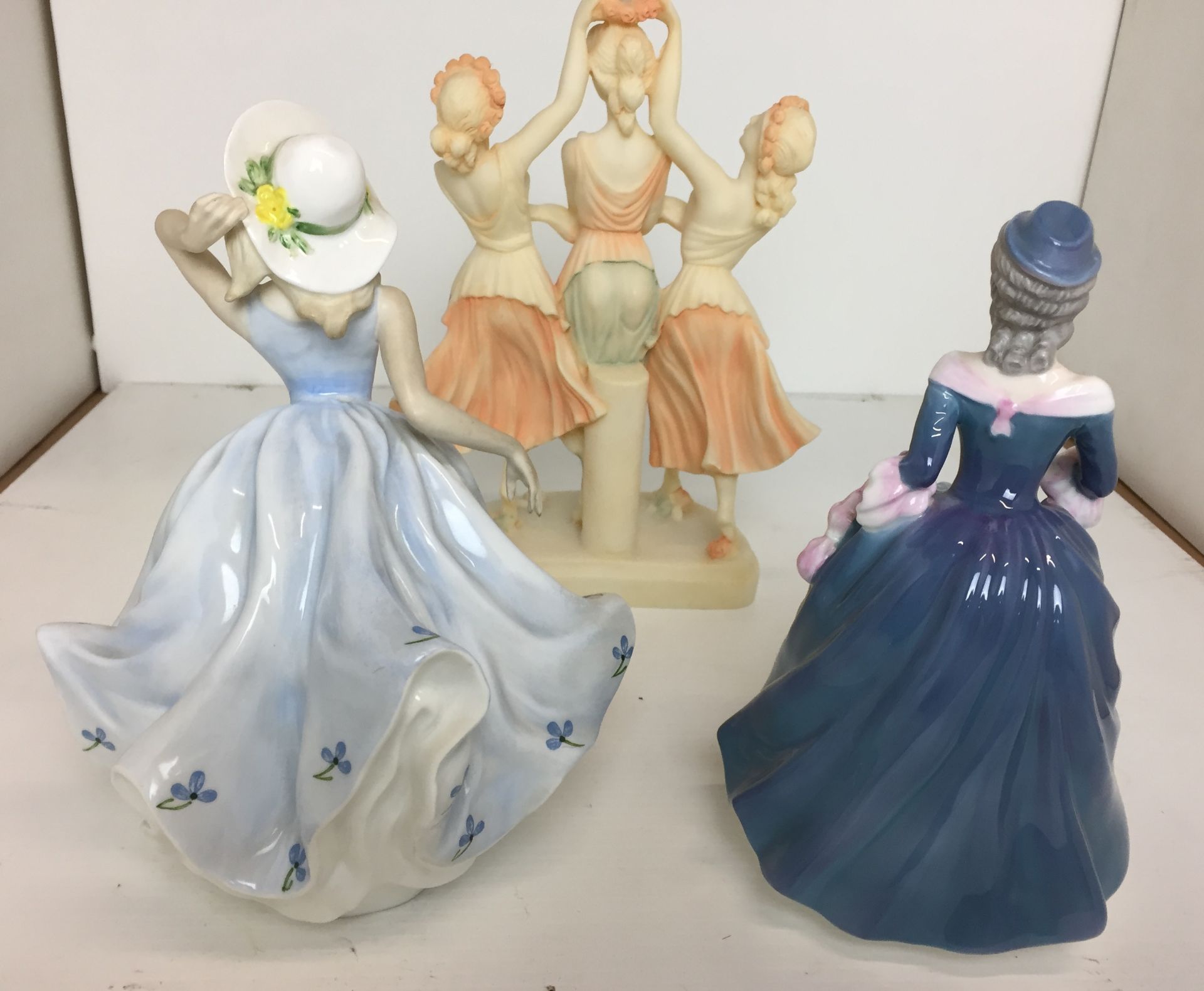 Three figurines - two Coalport china ladies of fashion Debbie and Regina, - Image 2 of 3