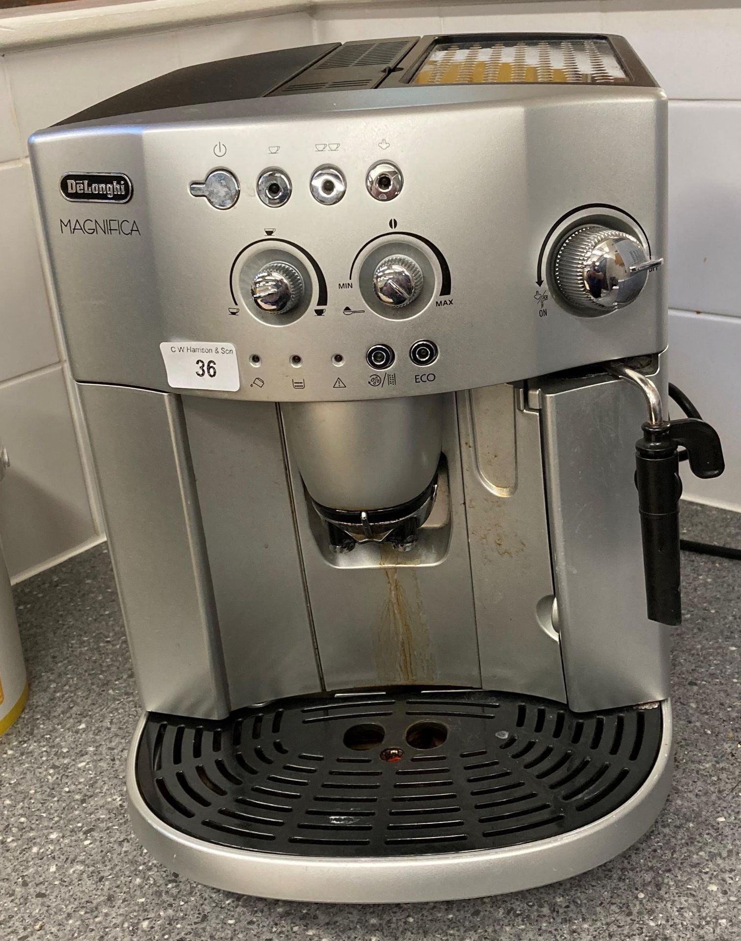 Delonghi Magnifica coffee machine.