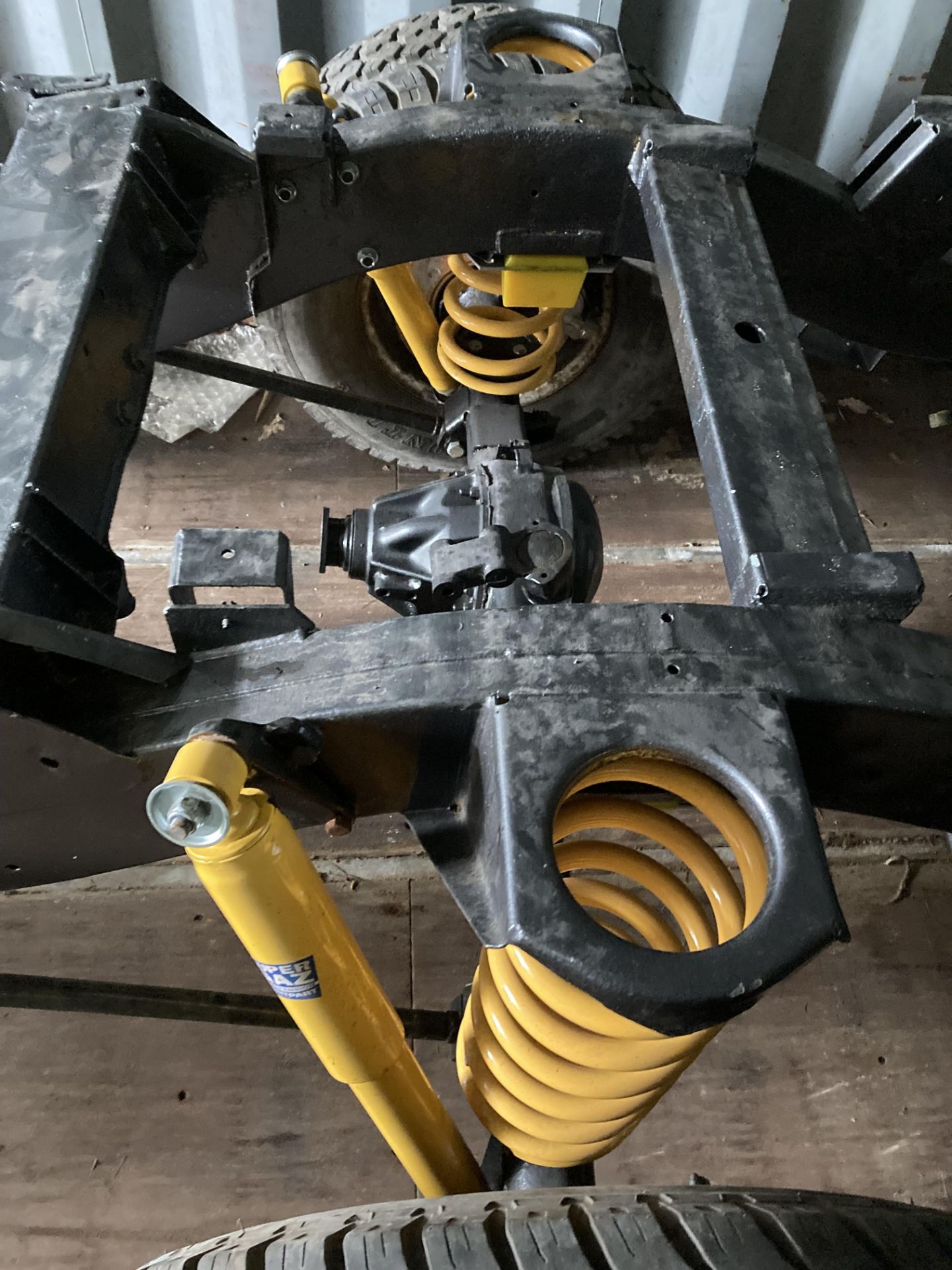 LANDROVER LWB 110 CHASSIS, re-coated, new coil springs, new Super Gaz suspension by Brit Part, - Image 20 of 26