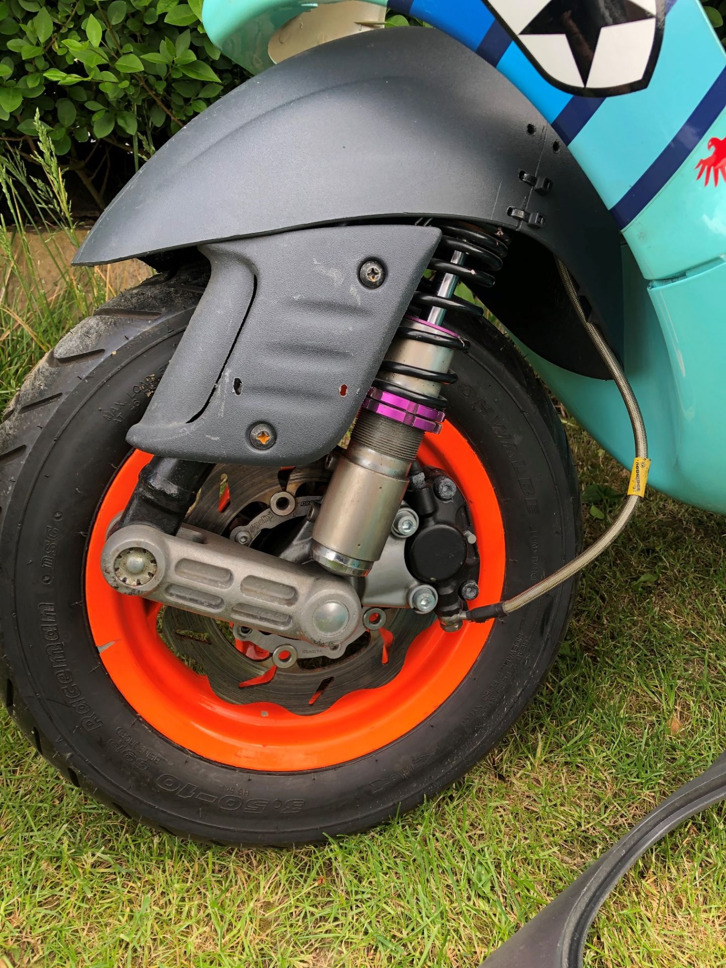 PIAGGIO ZIP SP 77cc SCOOTER - Aqua green Now running a Malossi 77cc MHR engine. Polini crank. - Image 12 of 20