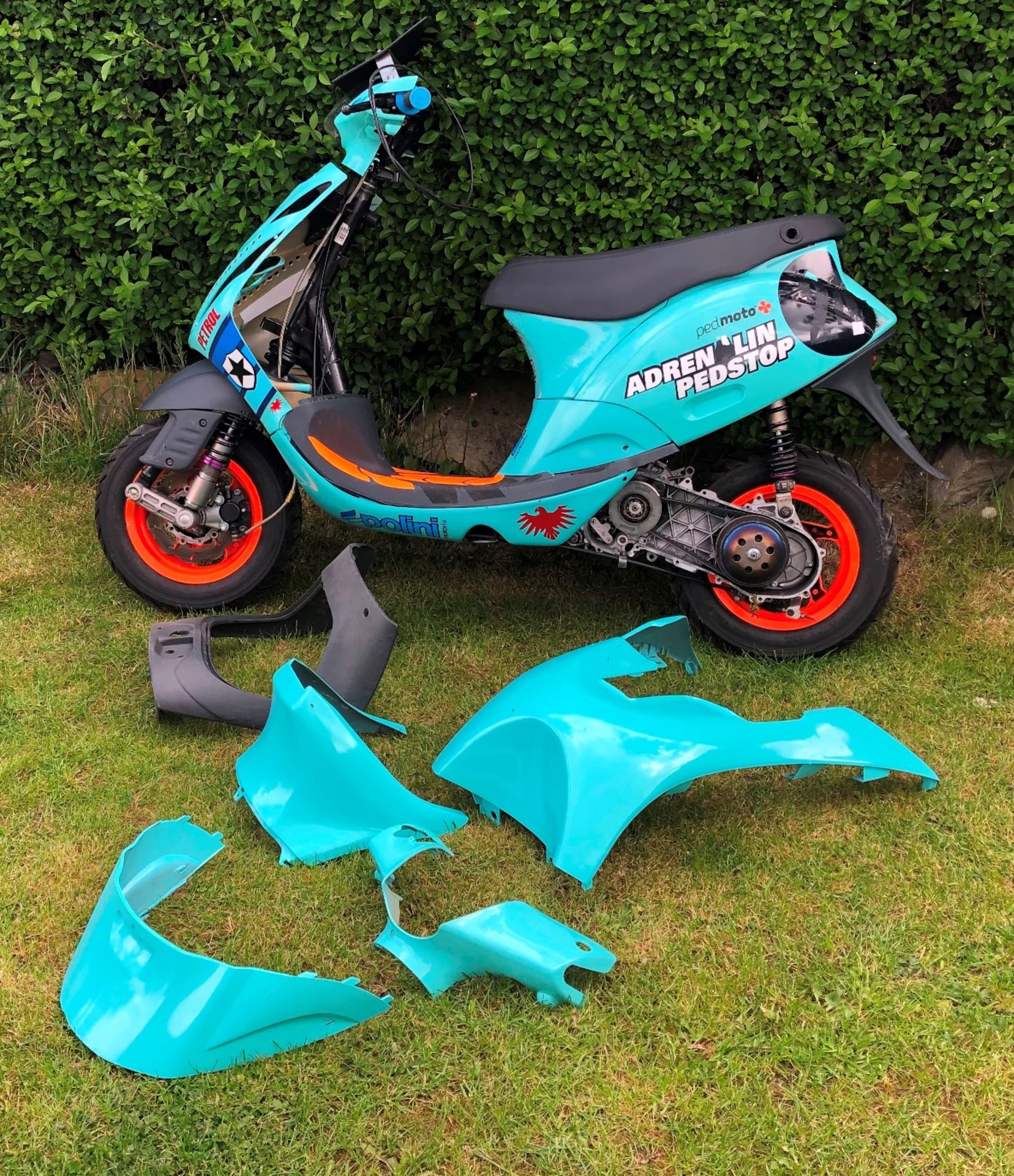 PIAGGIO ZIP SP 77cc SCOOTER - Aqua green Now running a Malossi 77cc MHR engine. Polini crank. - Image 7 of 20