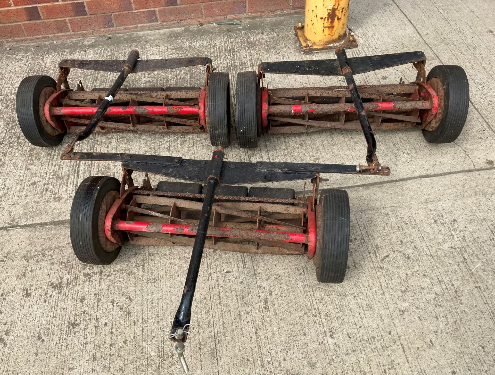 Three 54cm cylinder lawn mowing attachments Further Information *Please note the