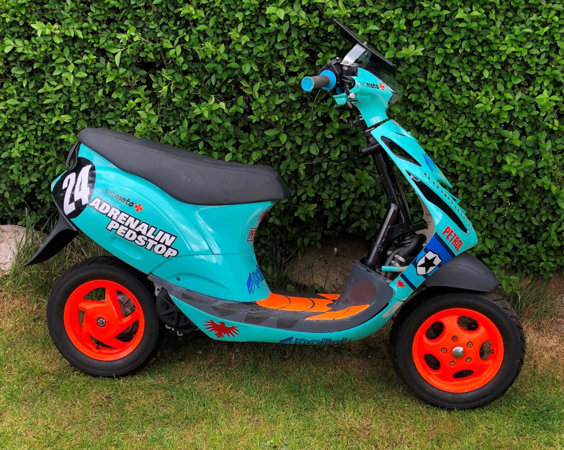 PIAGGIO ZIP SP 77cc SCOOTER - Aqua green Now running a Malossi 77cc MHR engine. Polini crank. - Image 8 of 20