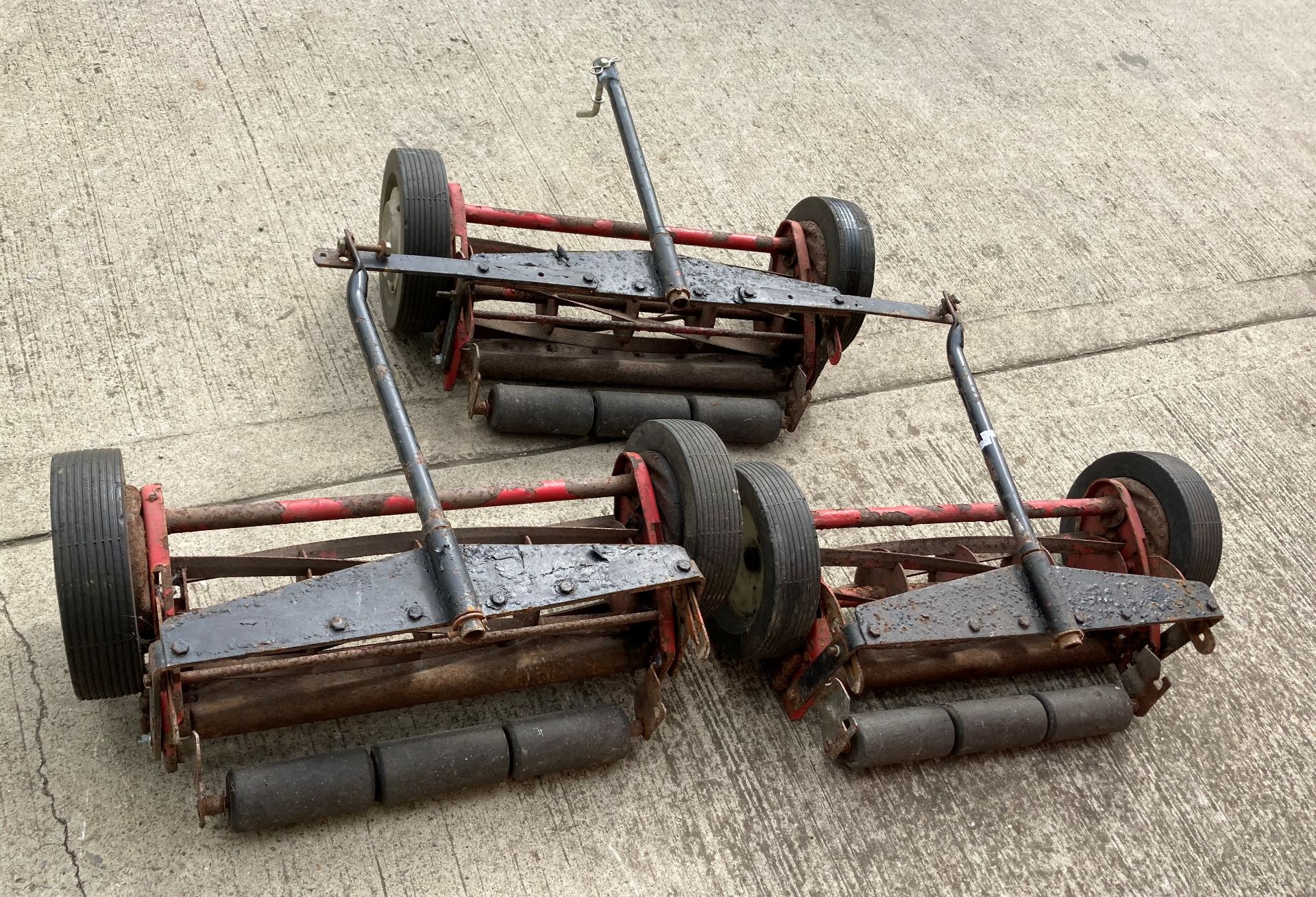Three 54cm cylinder lawn mowing attachments Further Information *Please note the - Image 2 of 2
