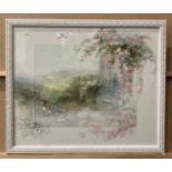 Framed print, Children Walking in a Landscape,