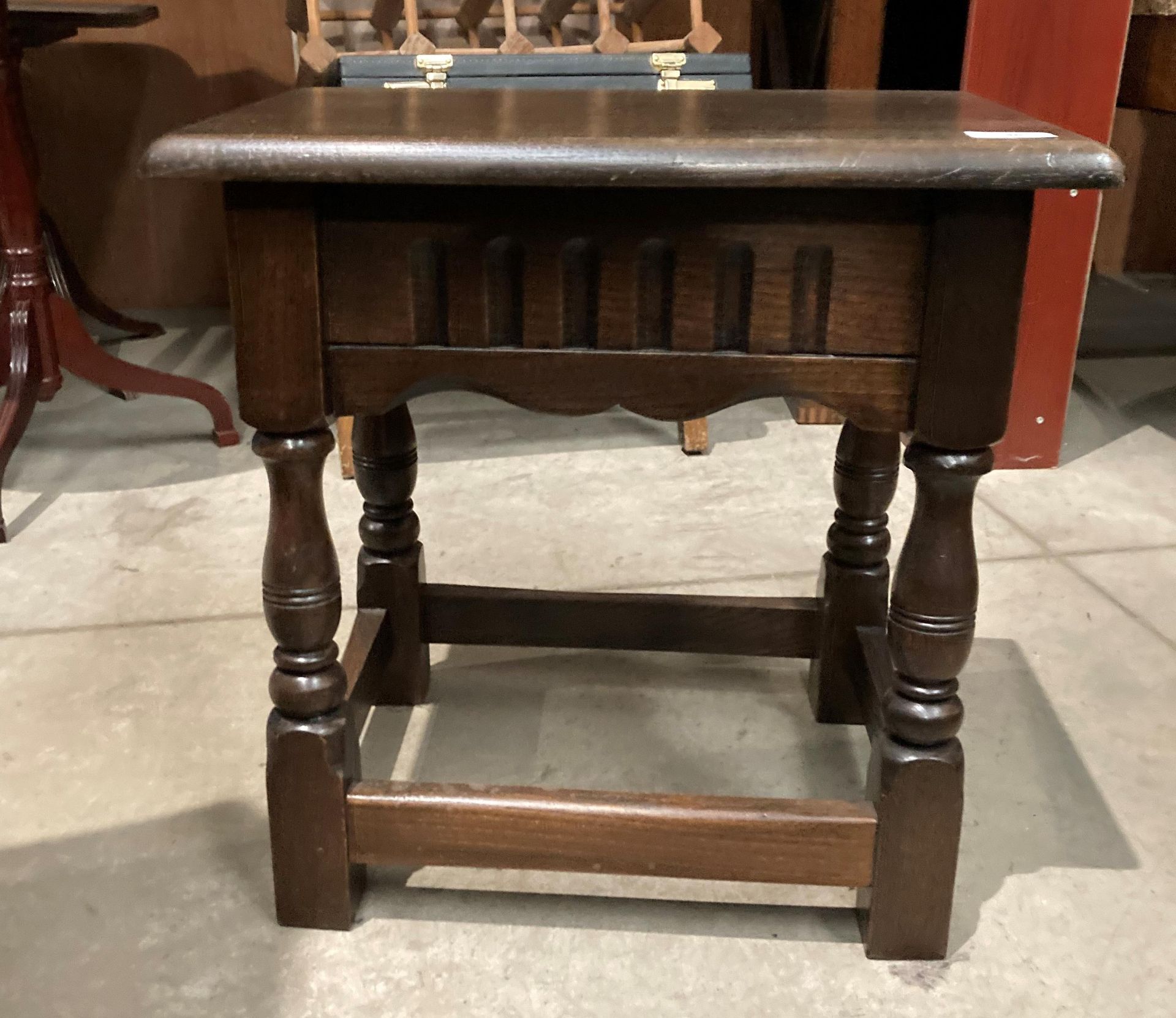 A small Old Charm style side table (MST) - Image 3 of 3