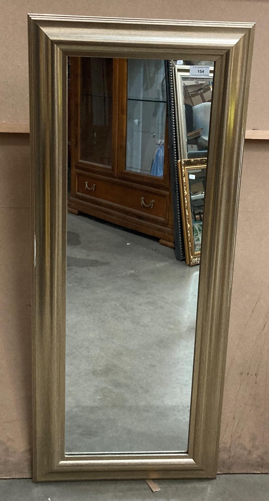 A Dunelm framed wall mirror,