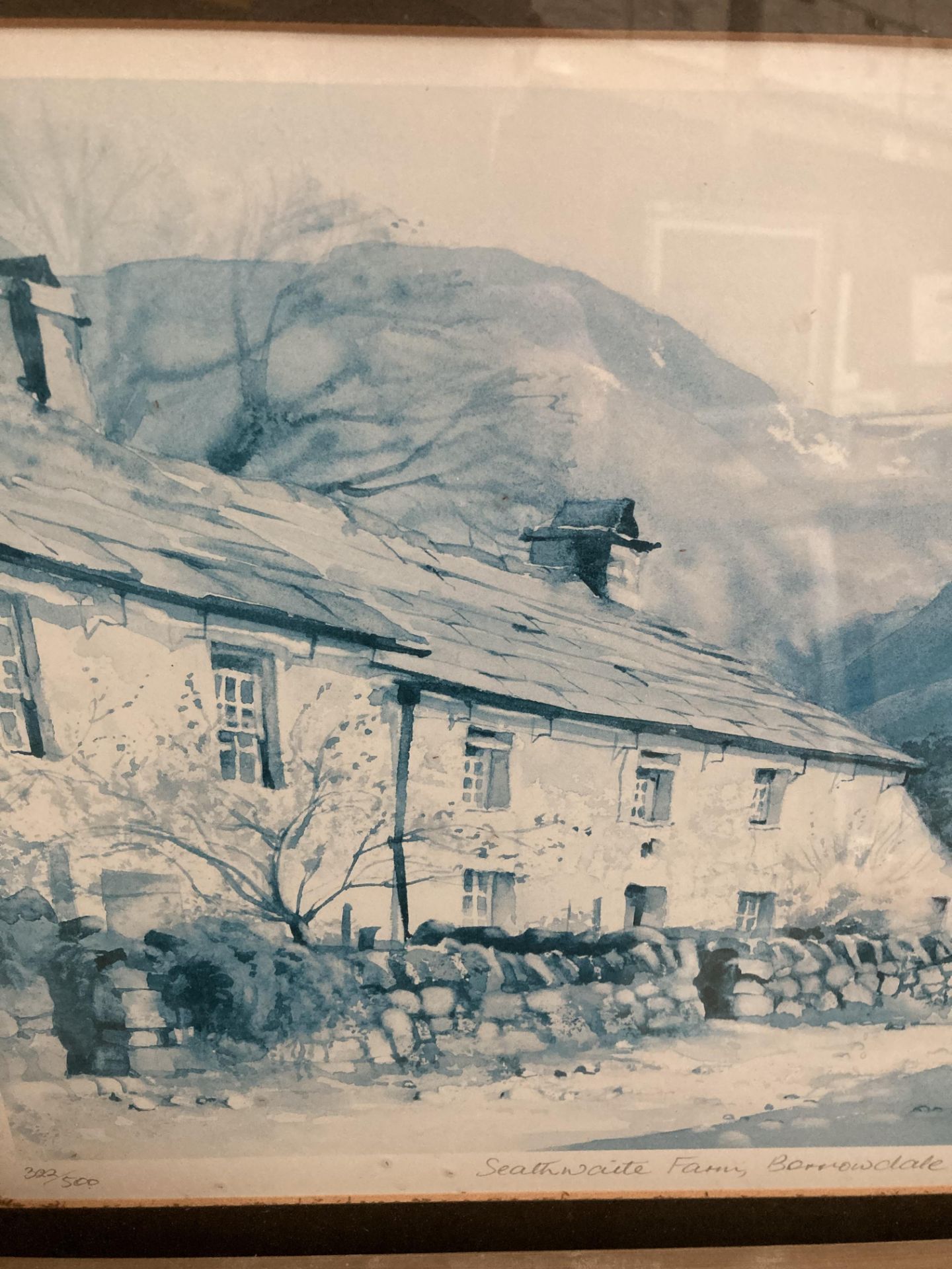 Judy Boyes, a set of four signed limited edition prints, Seathwaite Farm Barrowdale, no. - Image 5 of 6