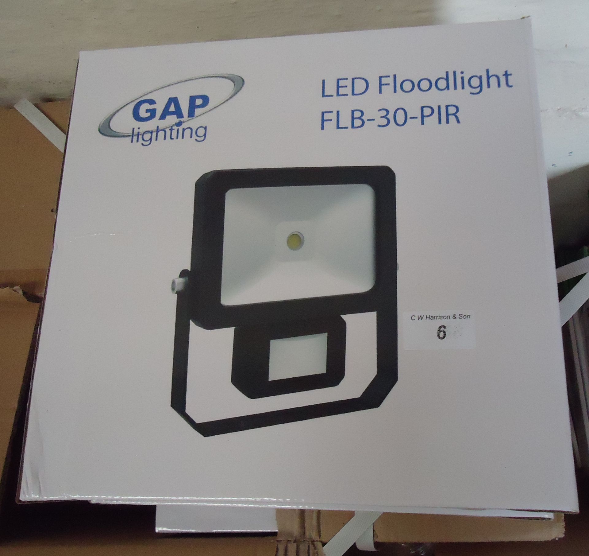 2 x GAP 30W LED Flood with PIR