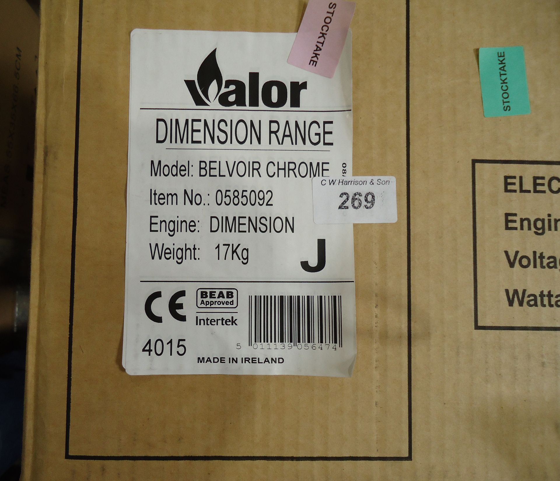 1 x Valor Chrome Fire Items 0585092