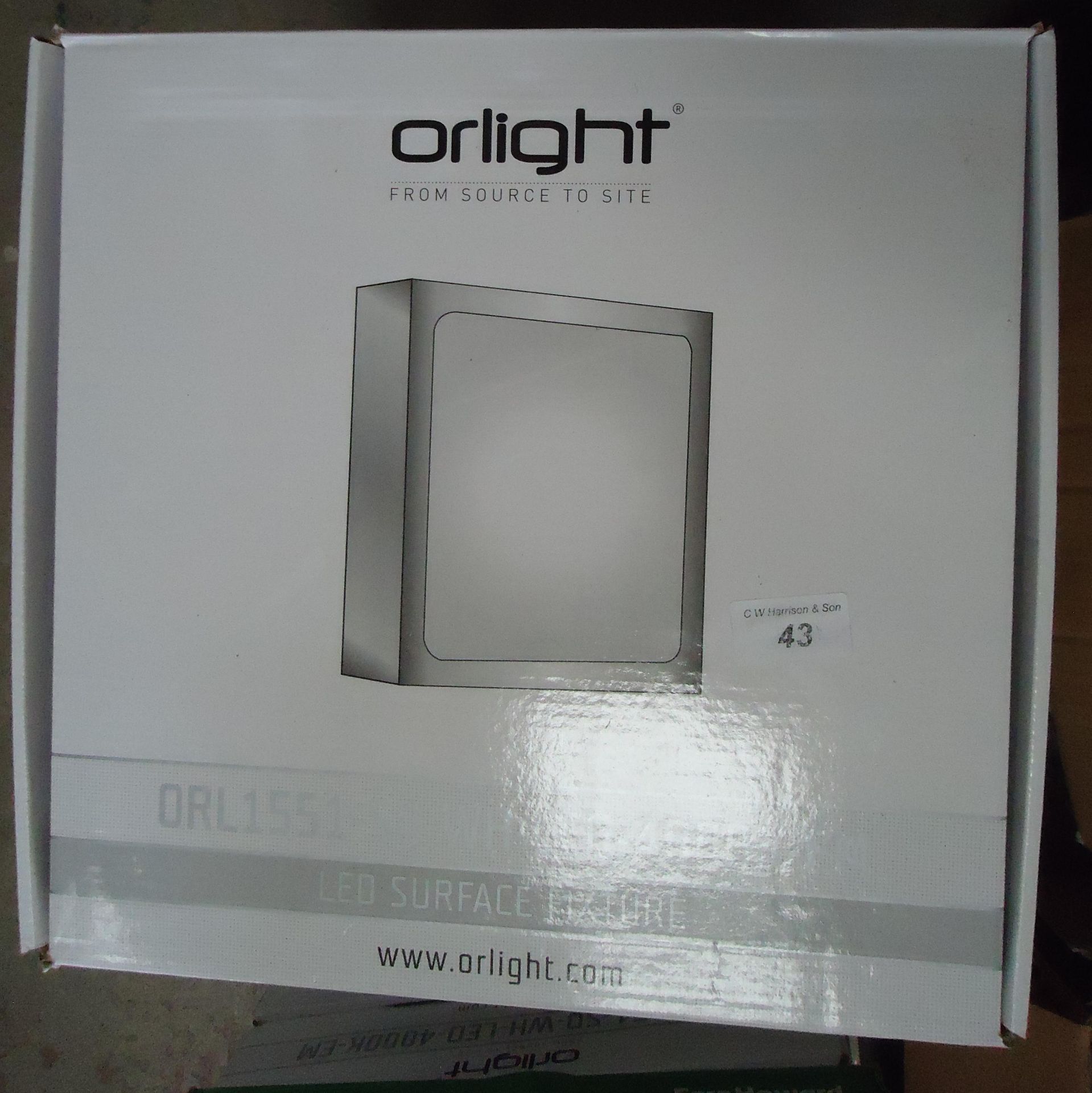 5 x Orlite Square Emergency LED Fitting