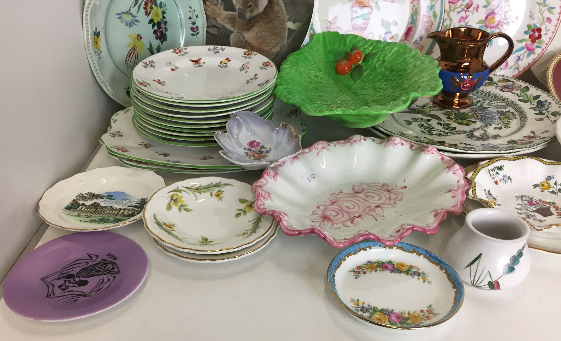 Contents to tray - Thirty six ceramic items including Royal Doulton Koala Bears plate 27cm diameter, - Image 5 of 5