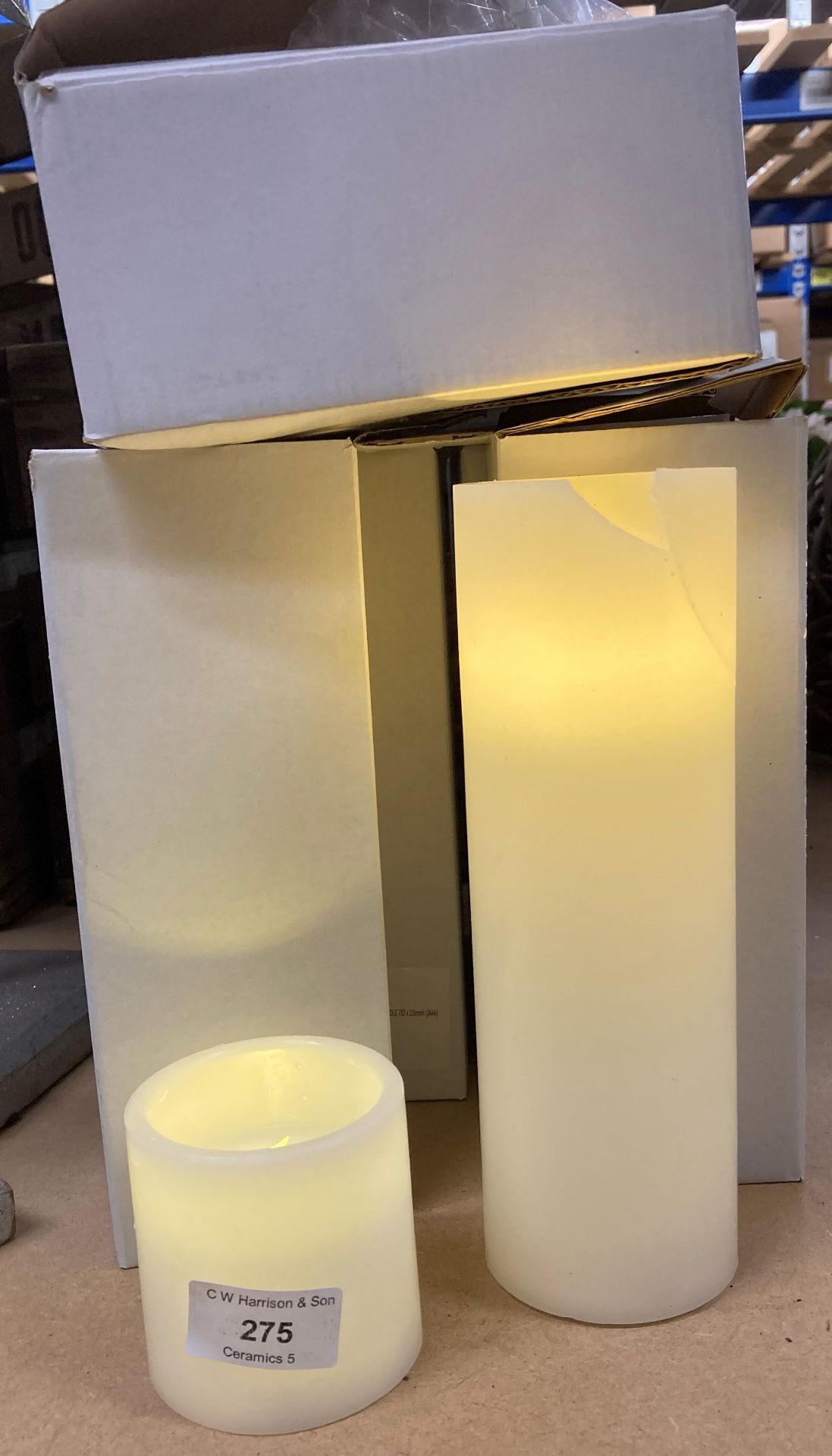 Eleven LED candles - assorted sizes