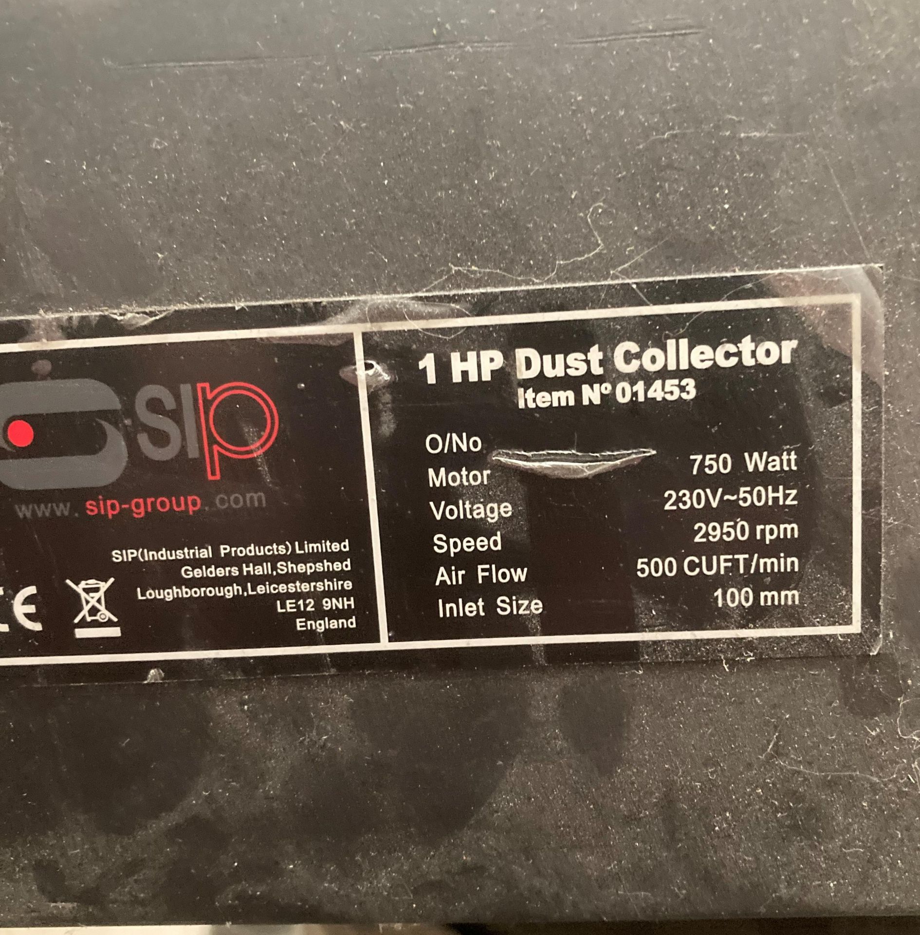 SIP mobile dust extraction unit 240v - Image 2 of 2