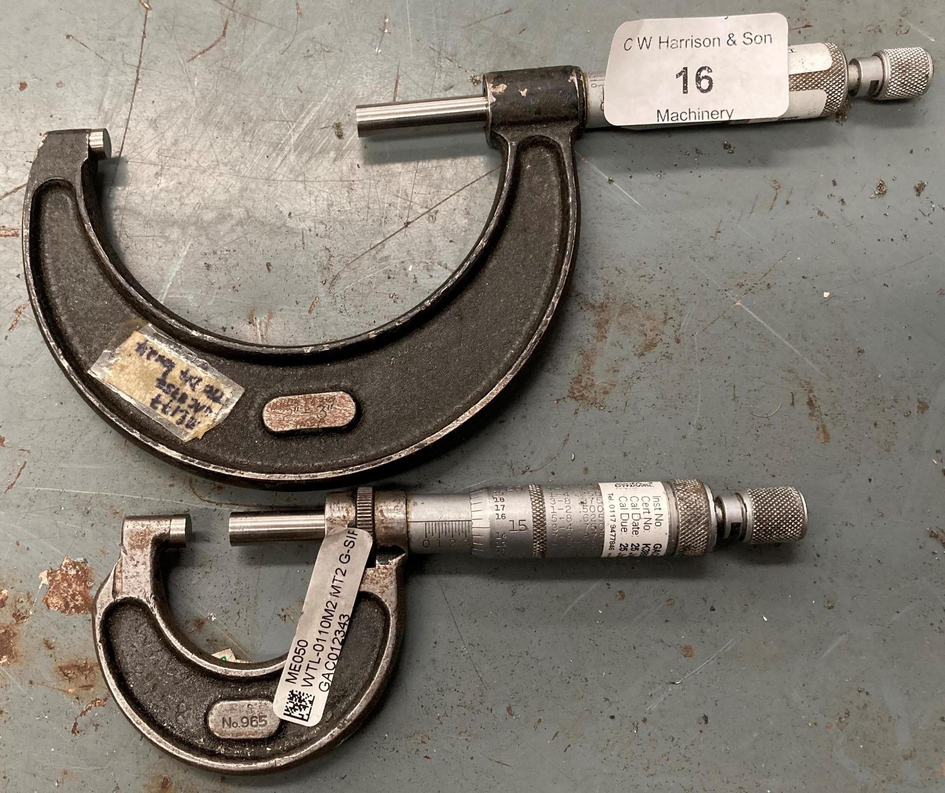 2 x M&W micrometers (2"-3") and (1-64)