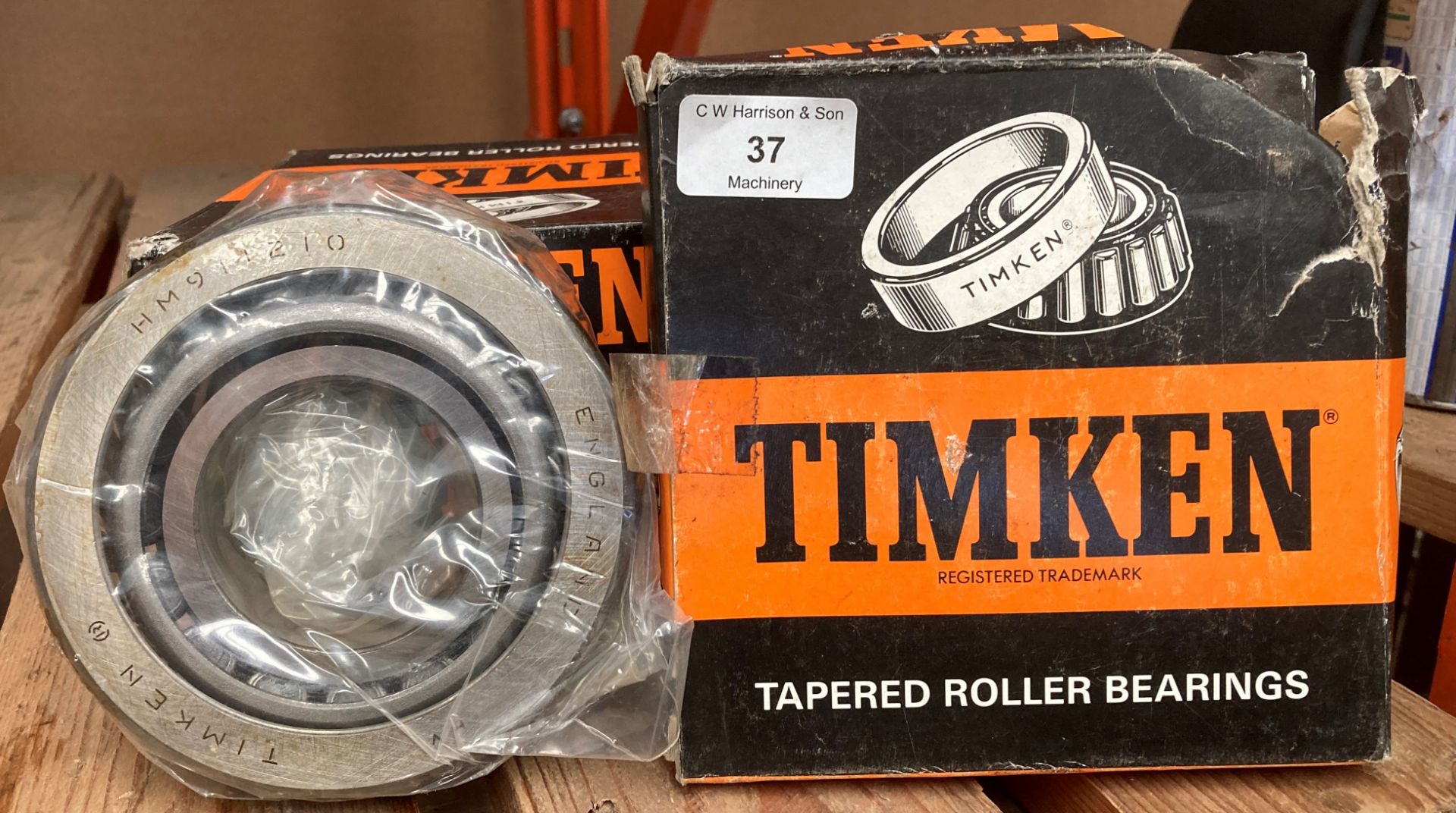 4 x Timken HM911210 tapered roller bearings