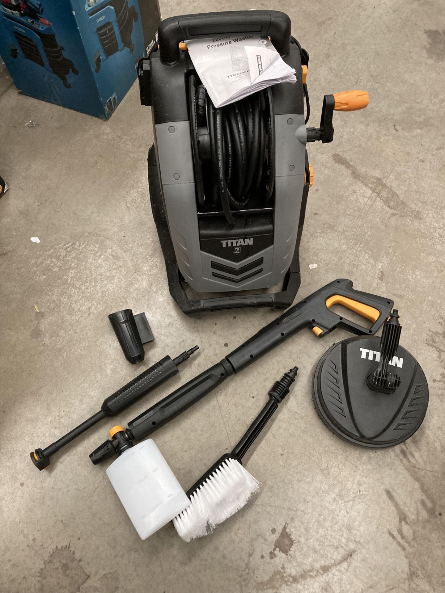 Titan 2 240v 150 bar pressure washer Further Information Complete with brush, - Image 2 of 2