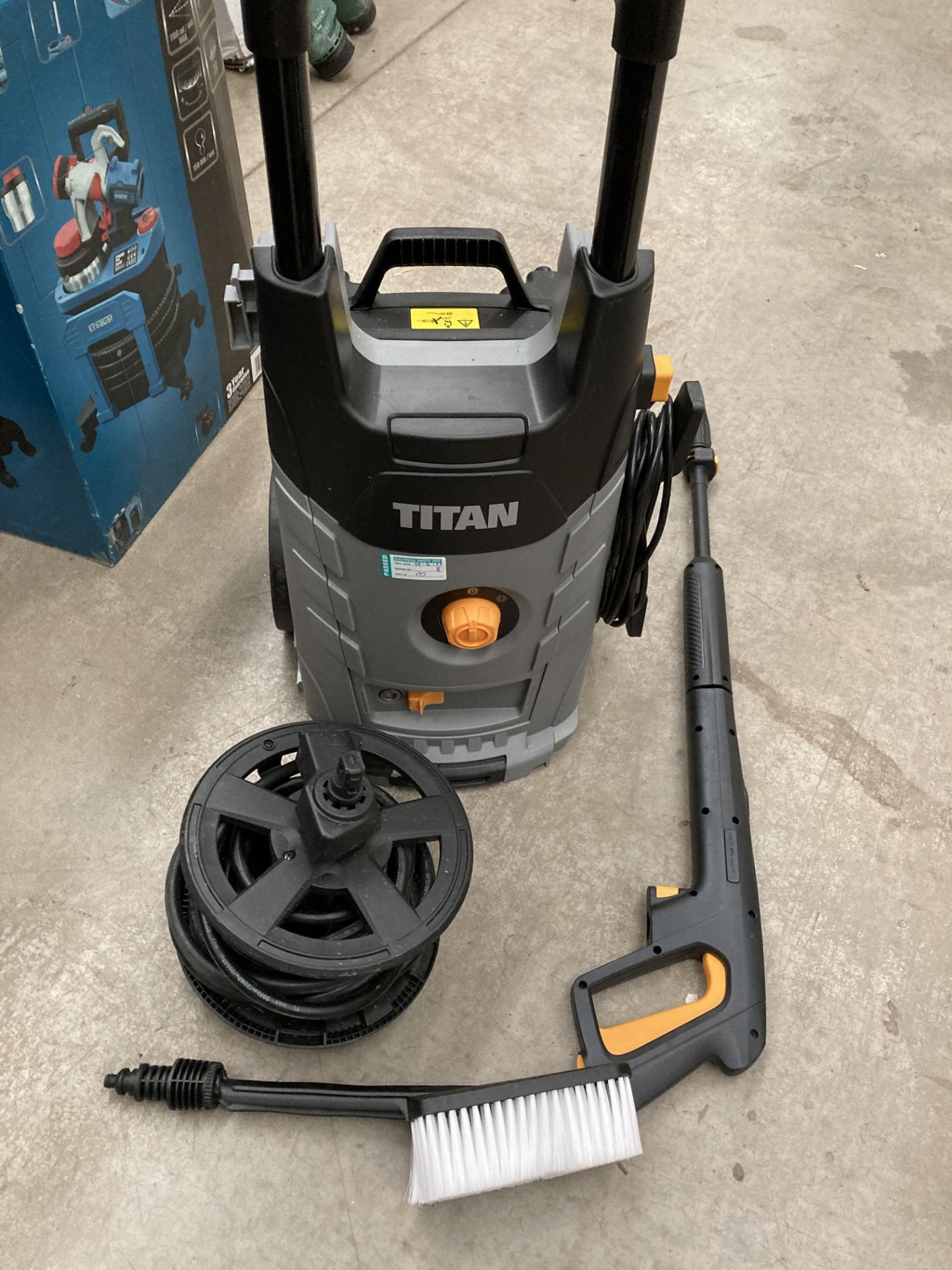 Titan 240v 150 bar pressure washer Further Information Complete with brush, lance, - Image 2 of 2