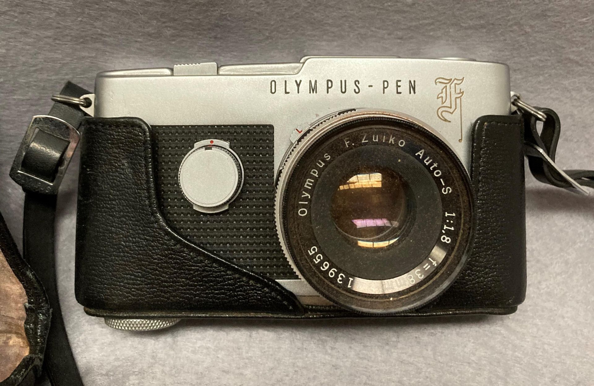 An Olympus Pen F camera with Auto-S 1:1. - Image 2 of 3