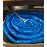 Contents to box - blue coated bubble wrap (S1)